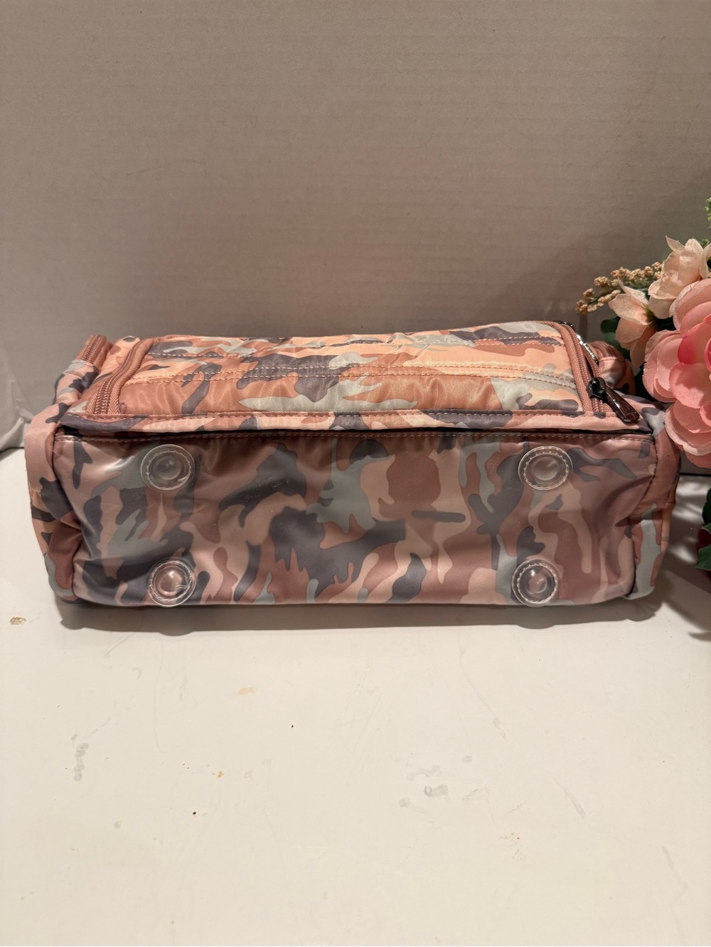 lug Pink Camo Trolley Toiletry & Accessory Parasail Organizer Bag - Picture 10 of 16